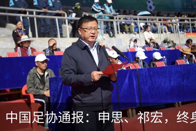 中国足协通报：申思、祁宏，终身禁业